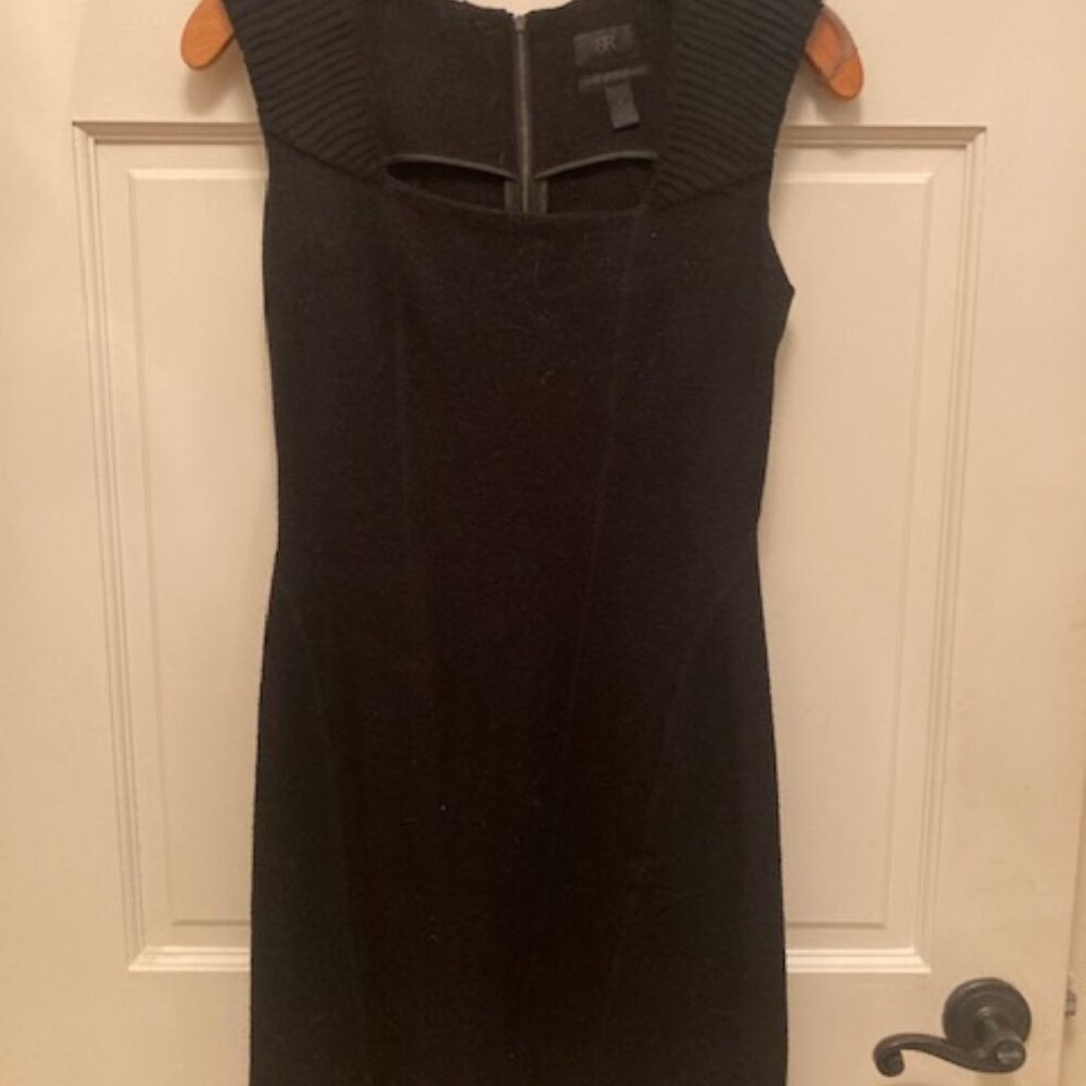 Banana Republic BR Black mini wool dress